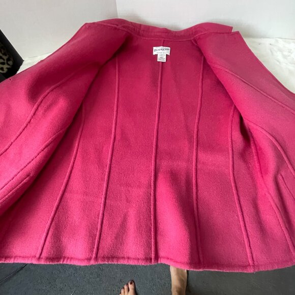Pendleton Womens Merino Wool Jacket Medium Raspberry Button-Up With Pockets NWT - Picture 9 of 14